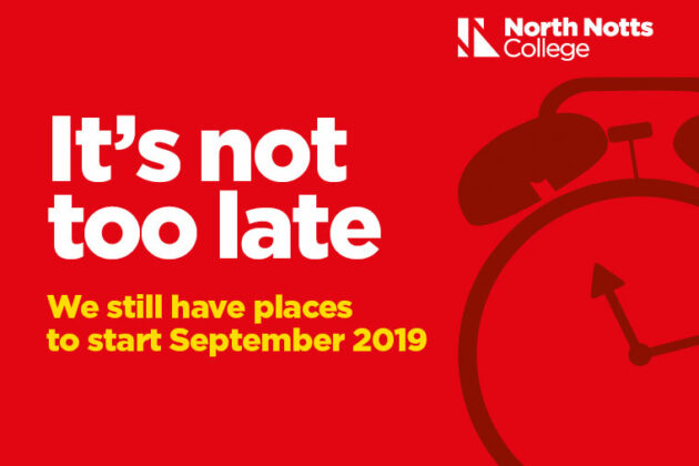 It's not too late. We still have places to start September 2019.