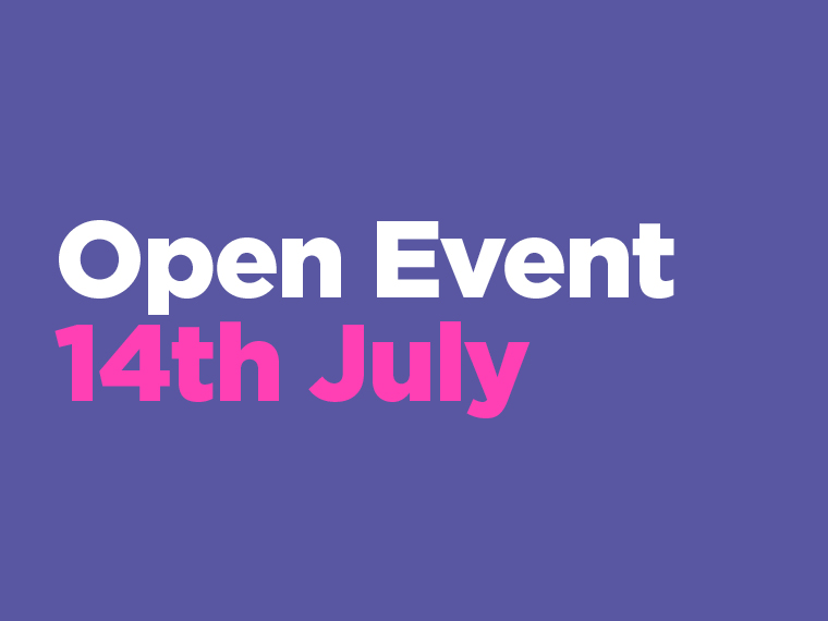 Open Event: 14th July