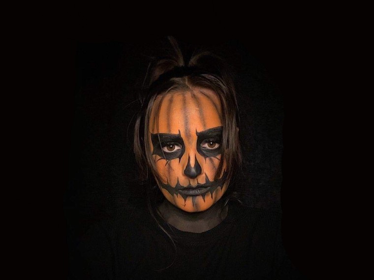 Media Make-up Student Showcases Halloween-inspired Body Art