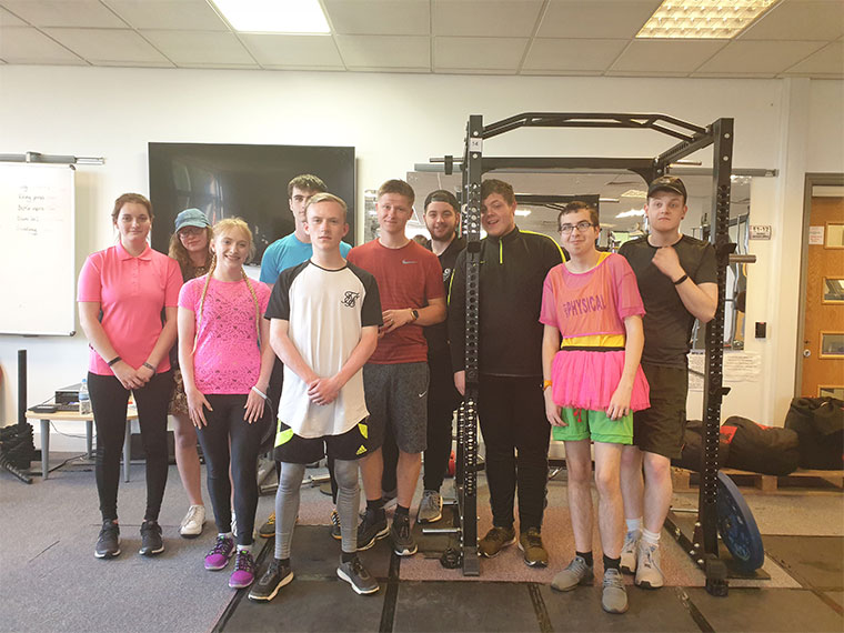 The sport students who ran a charity event in support of Mind.
