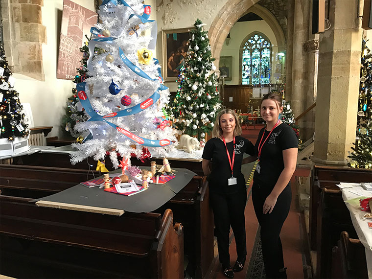 The Christmas tree which was submitted by learners to the Christmas Tree Festival.