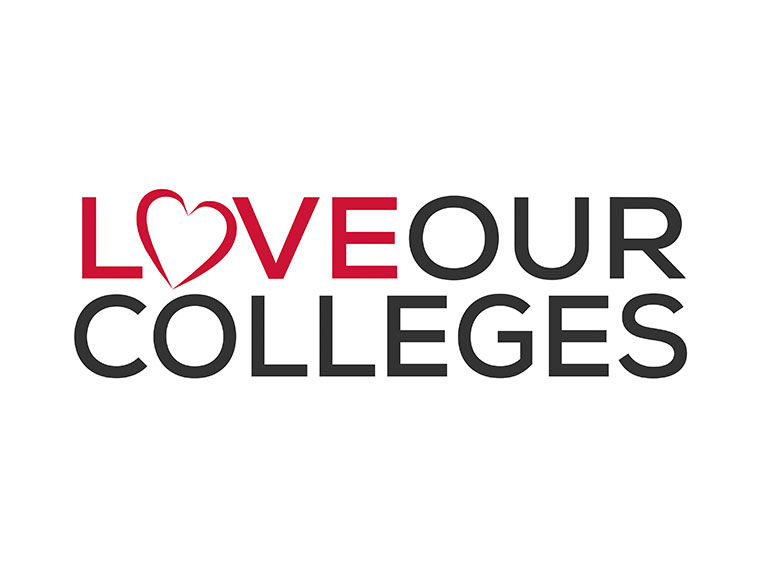 Love Our Colleges logo