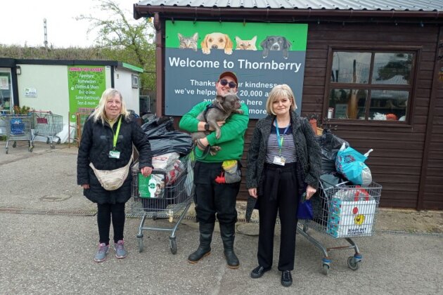 Donations to Thornberry Animal Sanctuary