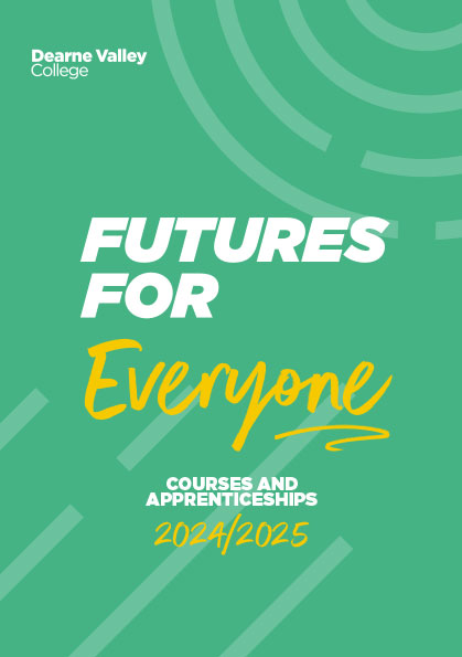 Dearne Valley College Course Guide cover 2024-25
