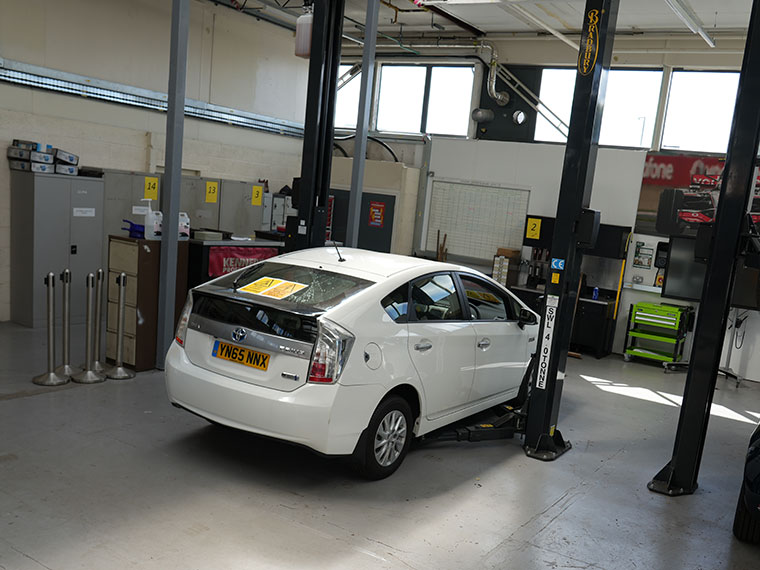 The facilities in the Sustainable Automotive Training Centre